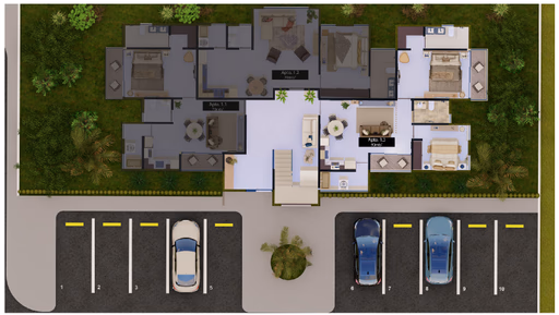 Plano del Stone Towers Apartamento A1.3