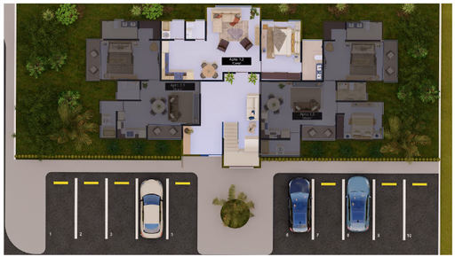 Plano del Stone Towers Apartamento A1.2